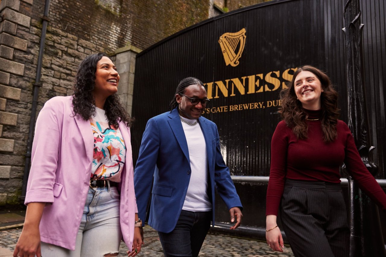 Guinness Storehouse Gates with Logo